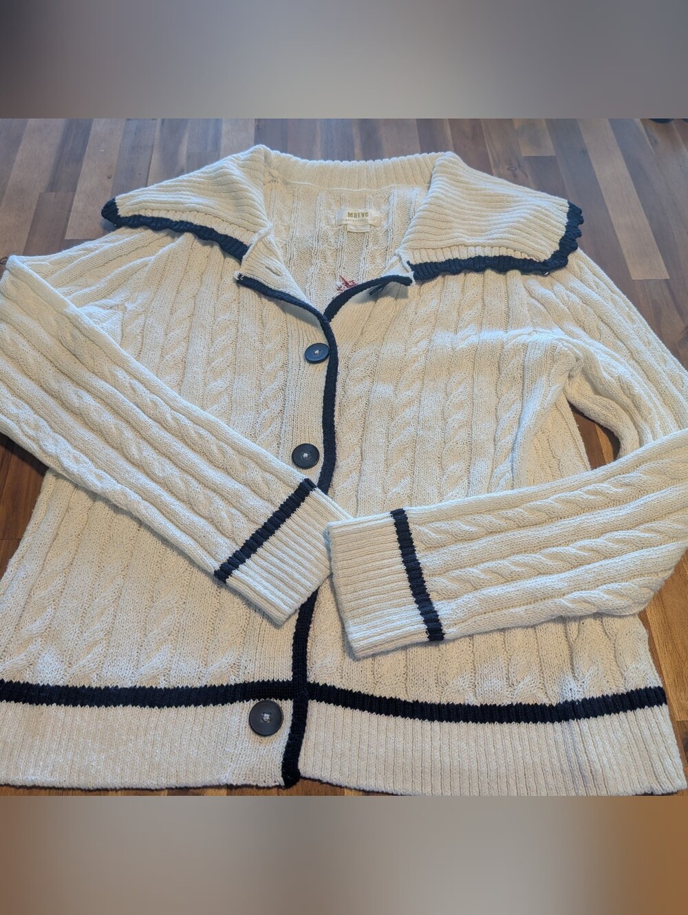 Anthopologie Maeve Lighthouse Sweater, EUC, Size L